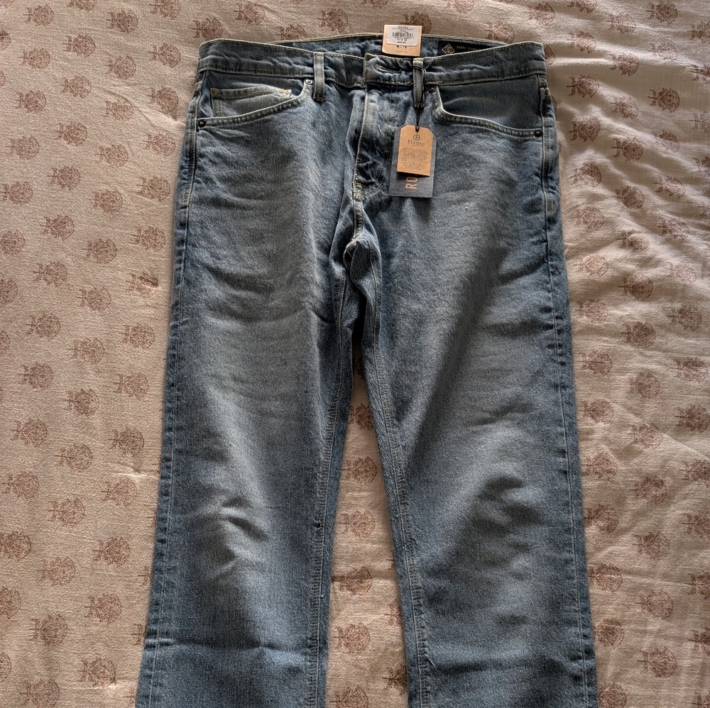 Roark Men's HWY 133 Slim Straight Denim Jeans - Light Fade